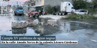 #Reynosa I Cumplen XV años brotes de aguas negras en colonia Lázaro Cárdenas