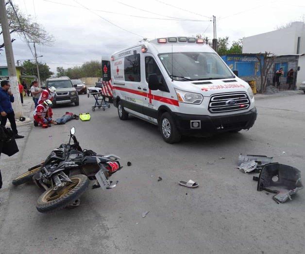 Arrollan a motociclista