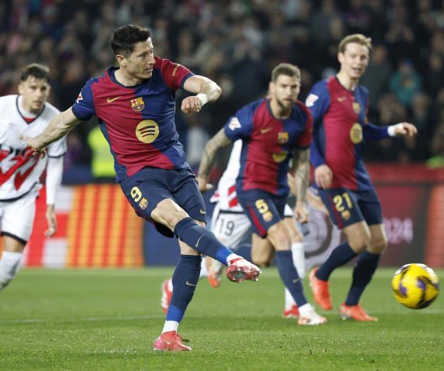 El Barcelona vence al Rayo