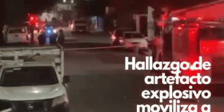 Hallazgo de artefacto explosivo moviliza a fuerzas de seguridad en Victoria