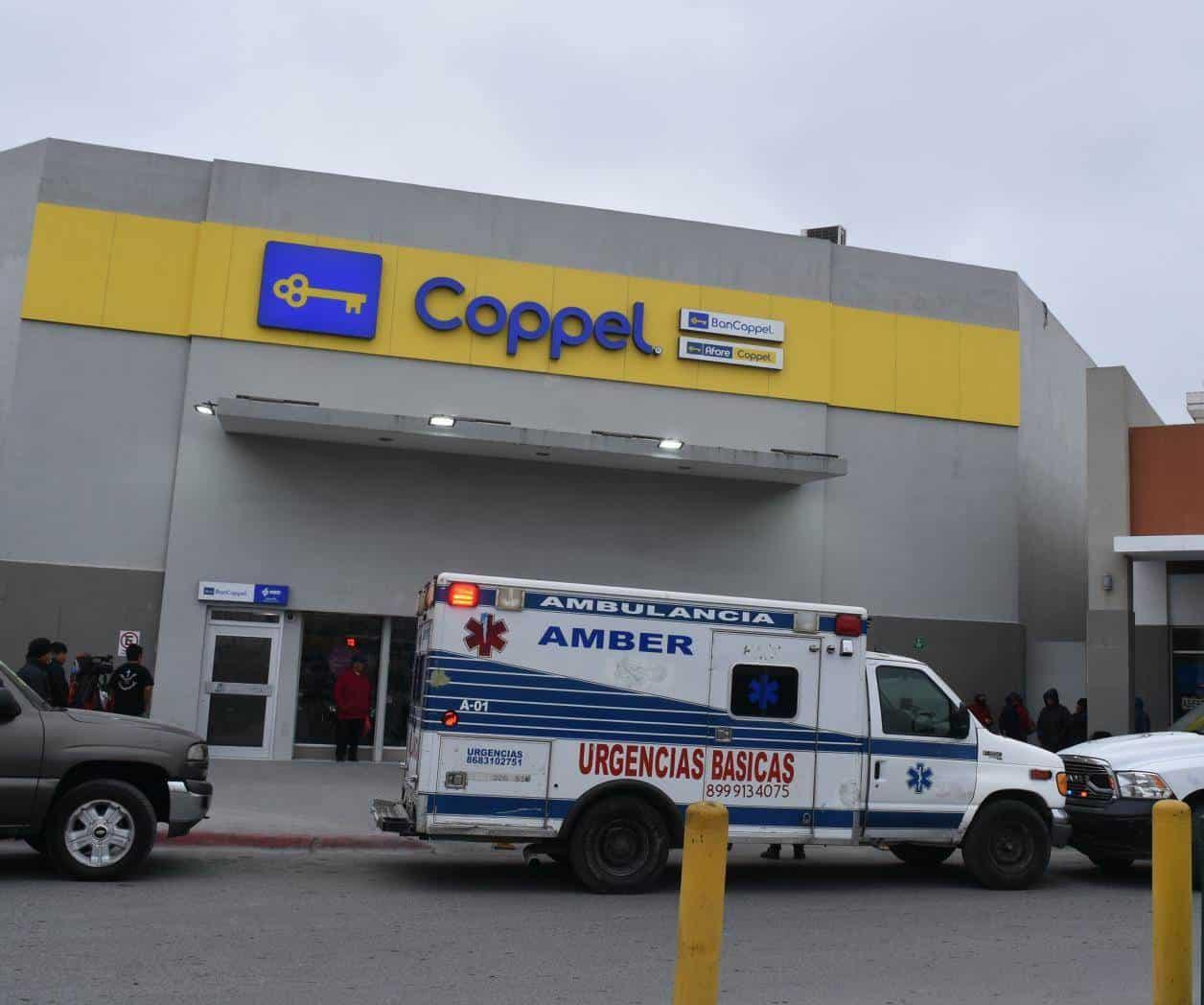 Hombre se desploma y muere en tienda departamental de Reynosa