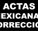 CORRECCION DE ACTAS/CURP... 