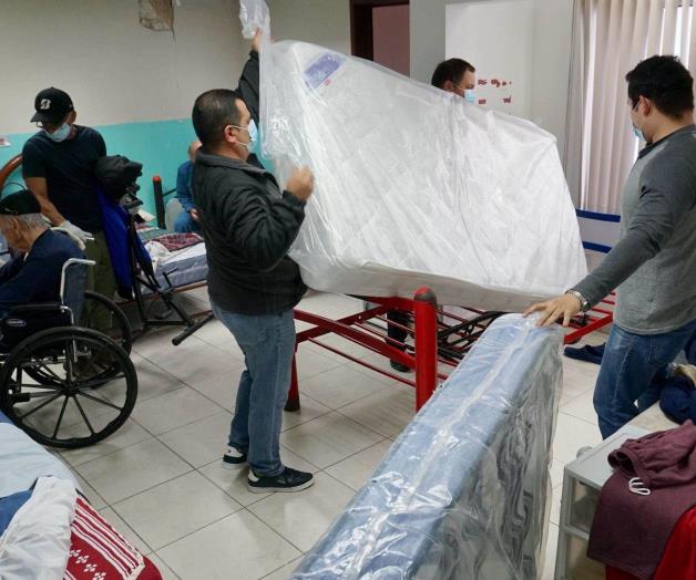 Aportan colchones nuevos al ´Hogar de mis Abuelos´ Aportan colchones nuevos al ´Hogar de mis Abuelos´