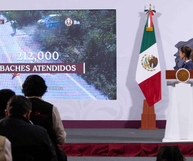 Anuncia Sheinbaum programa carretero