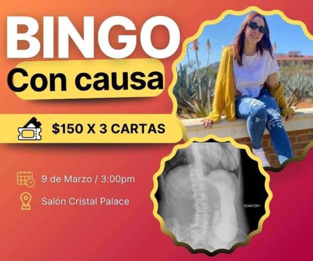 Costo de 150 pesos por persona: Invitan a bingo para ayudar a Saidy Quiroga Costo de 150 pesos por persona: Invitan a bingo para ayudar a Saidy Quiroga