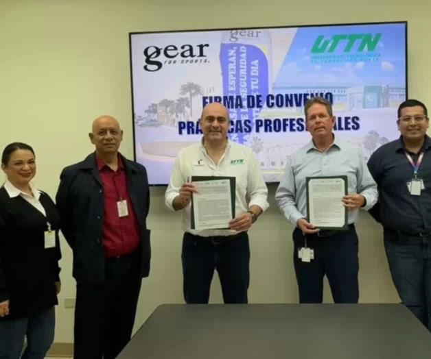 Firman convenio UTTN y empresa maquiladora Firman convenio UTTN y empresa maquiladora