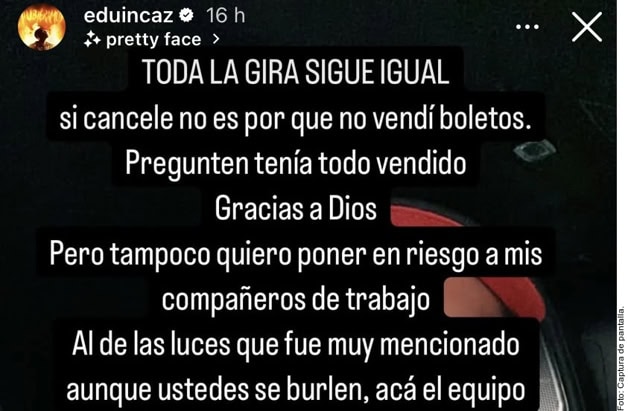 Cuando se calme, trataré de regresar.- Eduín de Grupo Firme Cuando se calme, trataré de regresar.- Eduín de Grupo Firme