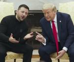 Reprende al líder ucraniano por irrespetuoso: Rompen Trump y Zelensky