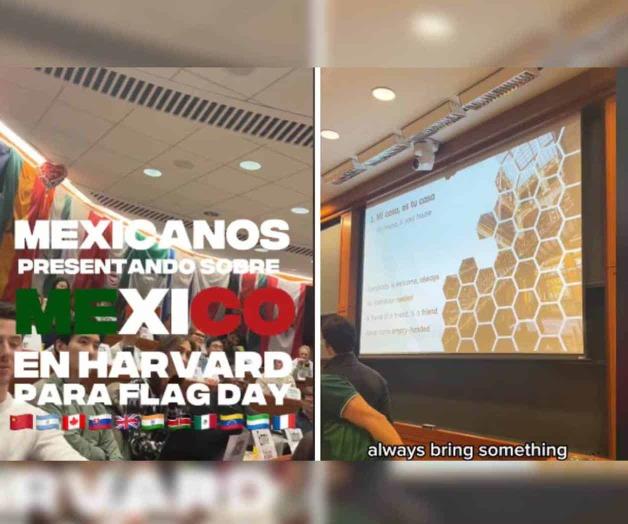 Estudiantes mexicanos sorprenden en Harvard con frases populares