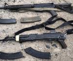 Autoridades federales aseguraron en el municipio de Río Bravo, Tamaulipas, una camioneta con blindaje artesanal, armas y municiones