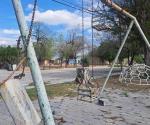 Convertidos en chatarra juegos infantiles de plaza