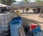 Familias sin agua