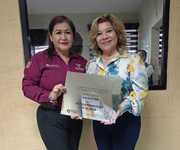 Certifican a primaria como Escuela Promotora de Salud