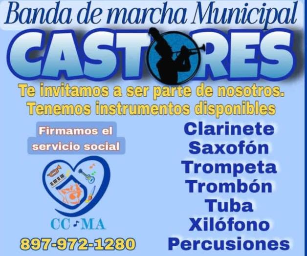 Para niños  y jóvenes mayores de 12 años:  Invitan a unirse a banda de marcha