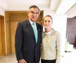 Respalda gobernador a la presidenta Sheinbaum