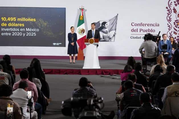 Anuncia Claudia inversión de 7 mil millones de dólares de Sempra Infraestructura y Mercado Libre Anuncia Claudia inversión de 7 mil millones de dólares de Sempra Infraestructura y Mercado Libre