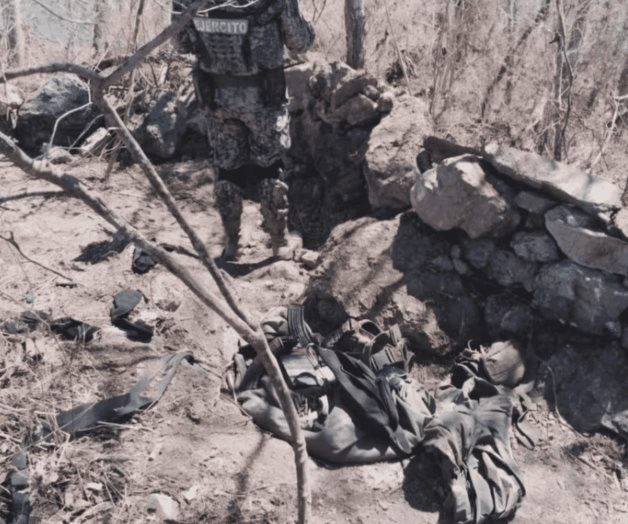 Decomisan arsenal y explosivos en operativos en Sinaloa Decomisan arsenal y explosivos en operativos en Sinaloa