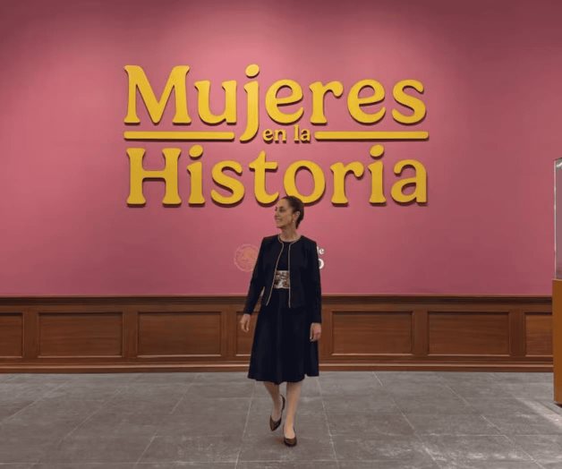 Sheinbaum inaugura sala Mujeres en la Historia en Palacio Nacional