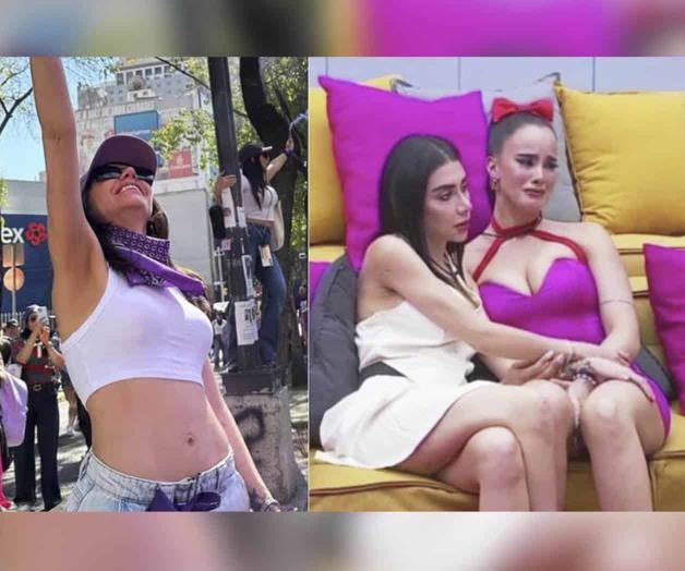 Gala Montes envía indirecta a Karime Pindter por asistir a marcha 8M