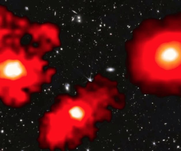 La NASA detecta tres galaxias formadas tras el Big Bang