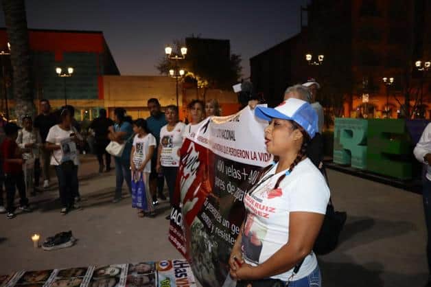 Prenden velas por los desaparecidos en Reynosa