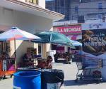 Protestan contra informales en la calle peatonal Hidalgo