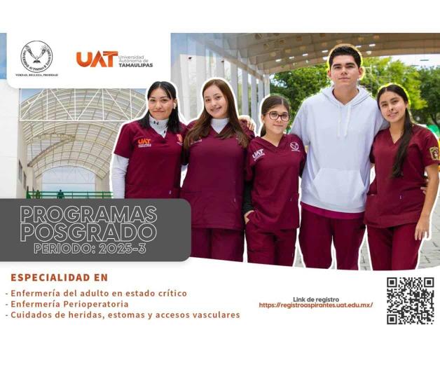 Oferta UAT posgrados en Enfermería Victoria Oferta UAT posgrados en Enfermería Victoria