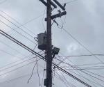 Zona centro de Valle hermoso: Sin luz: Vientos causan fallas eléctricas
