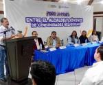 Fortalecen valores y unidad entre jóvenes y el gobierno