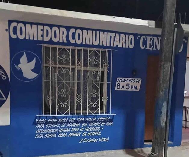 Abren comedor comunitario para personas vulnerables Abren comedor comunitario para personas vulnerables