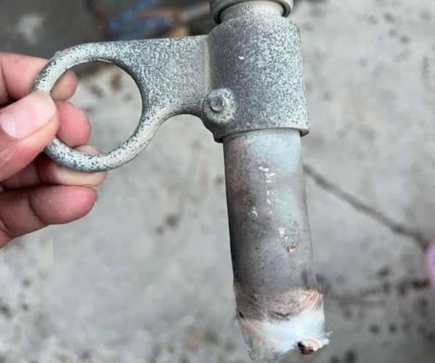 Postes sobrecalentados en Colonia Paraíso de Río Bravo