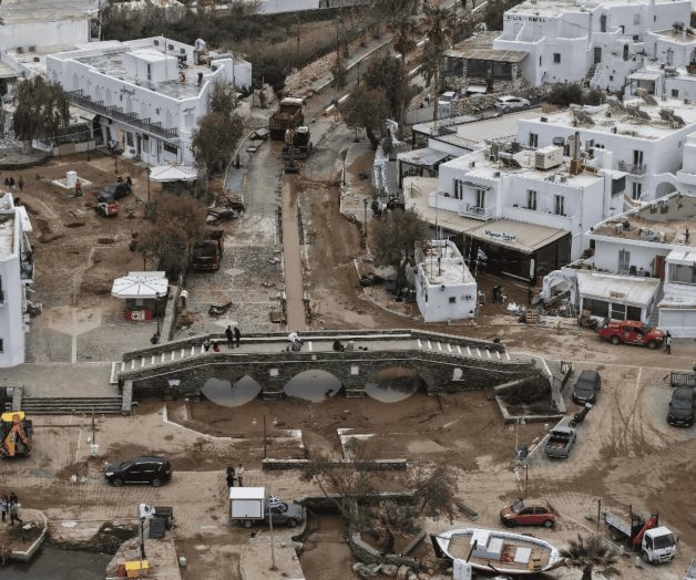 Fuertes tormentas azotan las islas griegas por segundo día, Creta es la más afectada