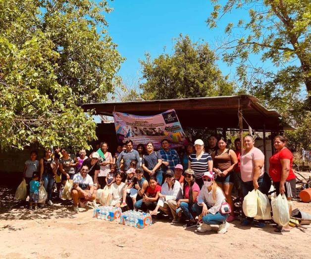Llevan ayuda a comunidades rurales Santo Niño y El Barranco Llevan ayuda a comunidades rurales Santo Niño y El Barranco