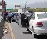Deja carambola un lesionado en Carretera a Nuevo Laredo