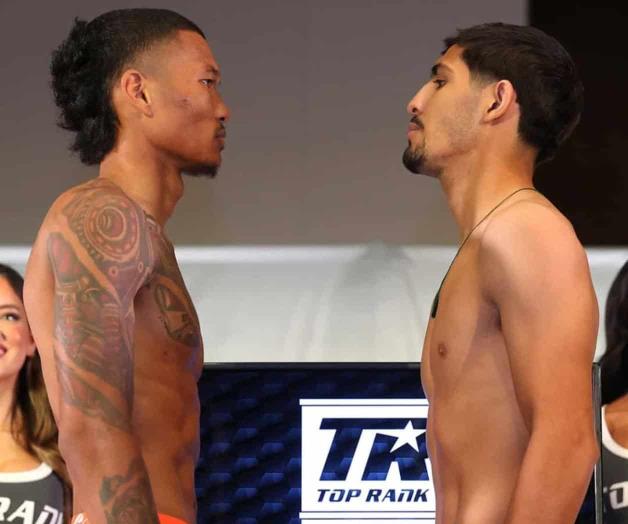 Pasa la báscula Hugo “Tigre” Castañeda: ¡A ‘rugir’ en Las Vegas!