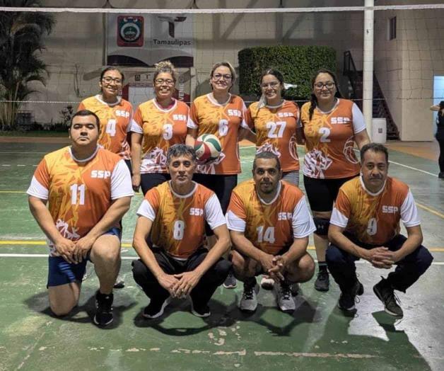Cierra SSPT con triunfo en Torneo de Voleibol Mixto