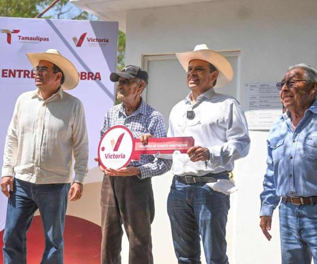 Cumple ayuntamiento en ejido la presa: Entrega alcalde vivienda digna a adulto mayor