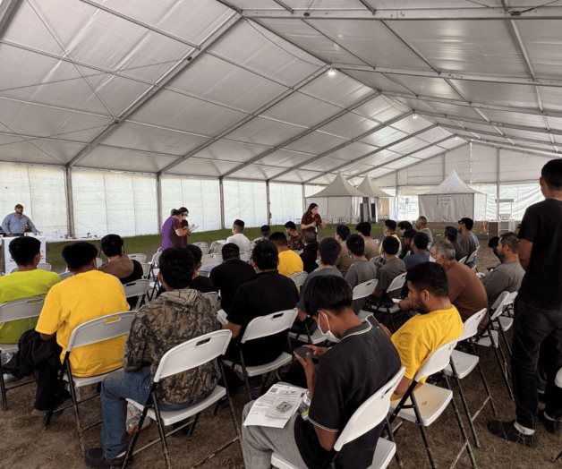Apoyo médico a migrantes recién llegados en Reynosa Apoyo médico a migrantes recién llegados en Reynosa
