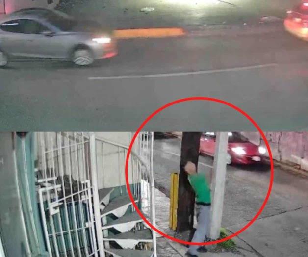Hombre detenido por lanzar piedras en Monterrey