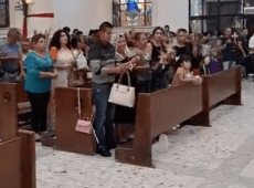 Acuden fieles al domingo de Ramos en la Concatedral en #Reynosa