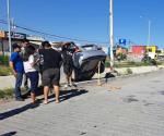Accidente por exceso de velocidad en Reynosa