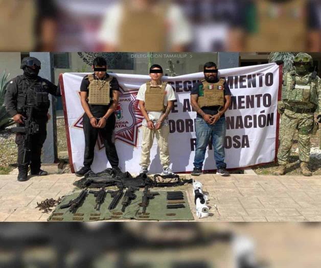 Operativos federales en Tamaulipas dejan cuatro detenidos y arsenal asegurado Operativos federales en Tamaulipas dejan cuatro detenidos y arsenal asegurado