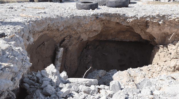 Aparecen más hundimientos en Reynosa; ahora en la Margarita Maza de Juárez