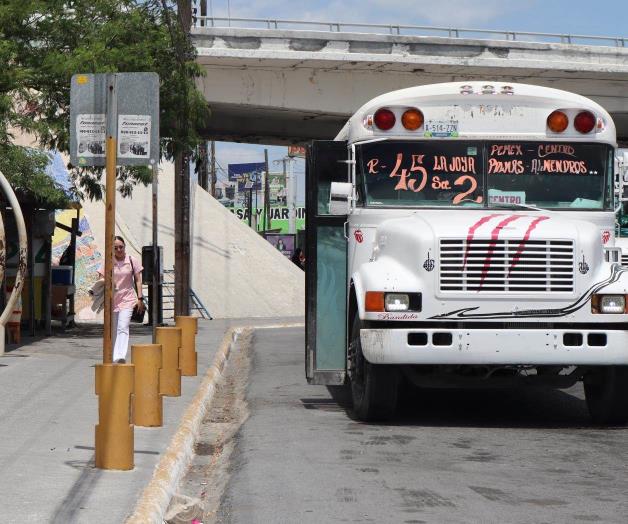 Cae demanda del transporte público en Reynosa