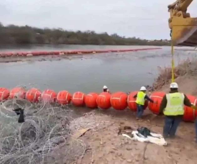 Ampliará Donald Trump muro flotante Ampliará Donald Trump muro flotante
