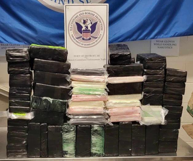 Interceptan 339 libras de cocaína en Detroit Interceptan 339 libras de cocaína en Detroit