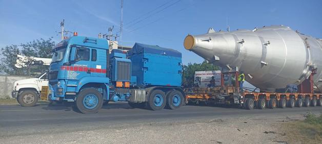 Circulación parcialmente suspendida en la Carretera Federal 97 por traslado de calderas