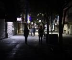 Está la Peatonal Hidalgo a ´media luz´