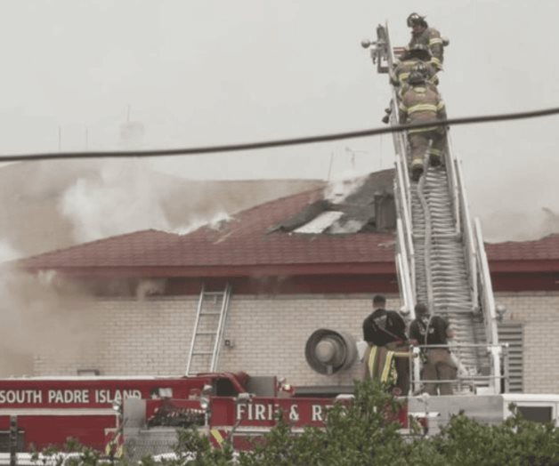 Se incendia el edificio de la Guardia Costera Se incendia el edificio de la Guardia Costera