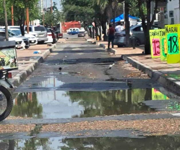 Requiere calle Oaxaca otra repavimentación Requiere calle Oaxaca otra repavimentación